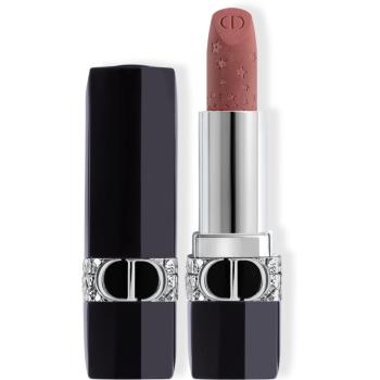 DIOR Rouge Dior Star Limited Edition hosszan tartó rúzs árnyalat 100 Nude Look Velvet 3,5 g