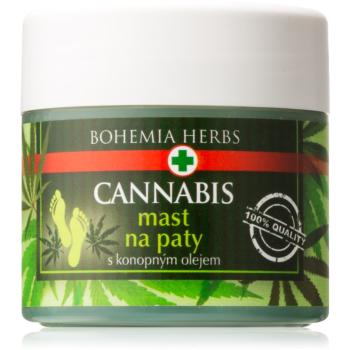 Bohemia Gifts & Cosmetics Cannabis lábápoló kenőcs kérges bőrre kender olajjal 120 ml