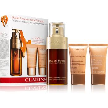 Clarins Double Serum & Extra Firming Age-defying Programme kozmetika szett (a bőröregedés ellen)