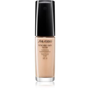 Shiseido Synchro Skin Glow Luminizing Fluid Foundation élénkítő make-up SPF 20 árnyalat Neutral 2 30 ml