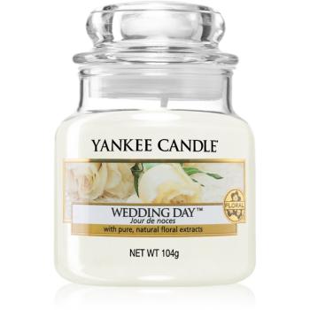Yankee Candle Wedding Day illatos gyertya Classic közepes méret 104 g