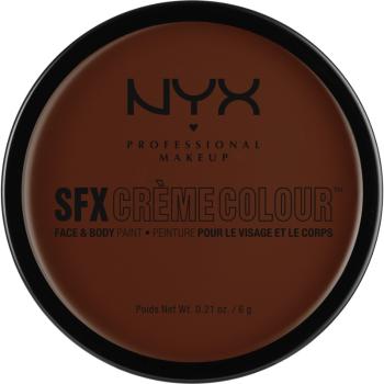 NYX Professional Makeup SFX Creme Colour™ make-up arcra és testre árnyalat 08 Brown 6 g