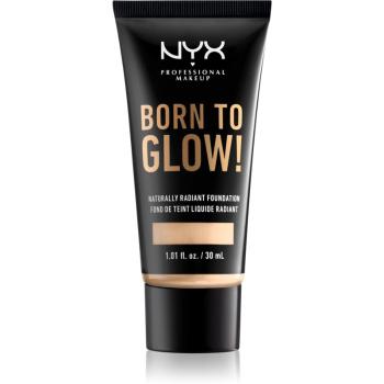 NYX Professional Makeup Born To Glow élénkítő folyékony make-up árnyalat 01 Pale 30 ml