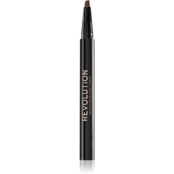 Makeup Revolution Bushy Brow szemöldök ceruza árnyalat Dark Brown 0.5 ml