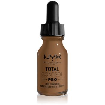 NYX Professional Makeup Total Control Pro Drop Foundation make-up árnyalat 18 - Deep Sable 13 ml