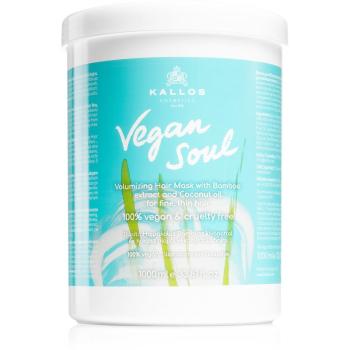 Kallos Vegan Soul tápláló maszk a hajtérfogat növelésére 1000 ml