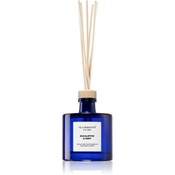 Vila Hermanos Apothecary Cobalt Blue Eucalyptus & Mint aroma diffúzor töltelékkel 100 ml