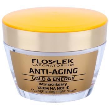 FlosLek Laboratorium Anti-Aging Gold & Energy erősítő éjszakai krém 50 ml
