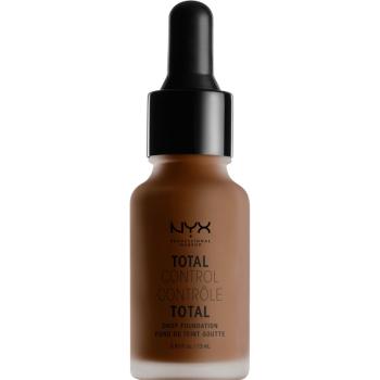 NYX Professional Makeup Total Control Drop Foundation make-up árnyalat 24 Deep Espresso 13 ml