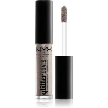 NYX Professional Makeup Glitter Goals Folyékony csillámos szemhéjfesték árnyalat 04 Oui Out 3.4 g