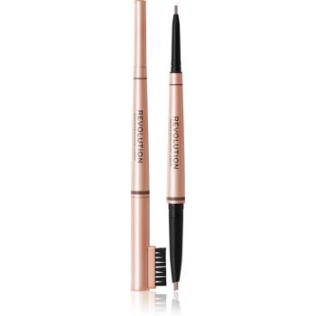 Makeup Revolution Balayage Brow Kétoldalú szemöldök ceruza kefével árnyalat Brown 0,38 g