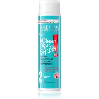 Eveline Cosmetics #Clean Your Skin mélyen tisztító tonikum 225 ml