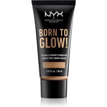 NYX Professional Makeup Born To Glow élénkítő folyékony make-up árnyalat 15 Caramel 30 ml