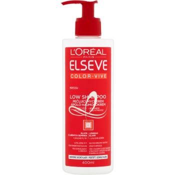 L’Oréal Paris Elseve Color-Vive Low Shampoo ápoló és tisztító krém száraz és festett hajra 400 ml