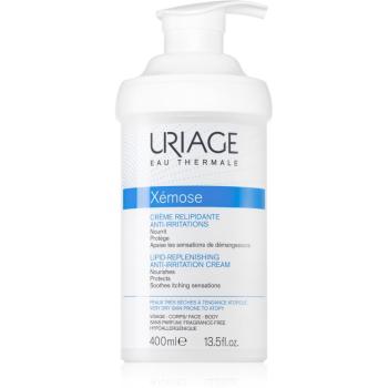 Uriage Xémose Lipid-Replenishing Anti-Irritation Cream lipidfeltöltő nyugtató krém nagyon száraz, érzékeny és atópiás bőrre 400 ml