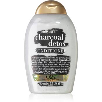 OGX Charcoal Detox tisztító kondicionáló meggyengült hajra 385 ml