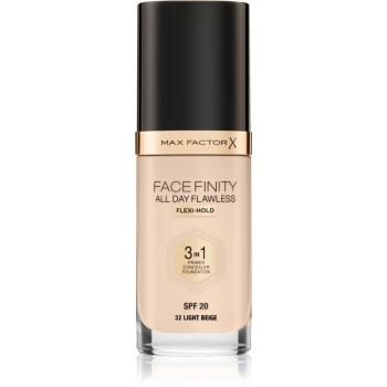 Max Factor Facefinity All Day Flawless hosszan tartó make-up SPF 20 árnyalat 32 Light Beige 30 ml