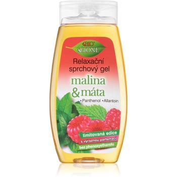 Bione Cosmetics Malina & Máta relaxáló tusfürdő gél hölgyeknek 260 ml