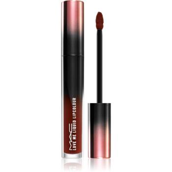 MAC Cosmetics Love Me Liquid Lipcolour krémes rúzs szatén finish-el árnyalat I Vote For Me 3,1 ml