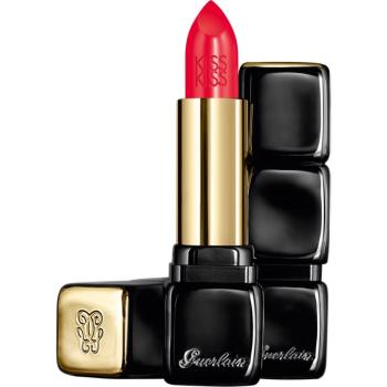 GUERLAIN KissKiss Shaping Cream Lip Colour krémes rúzs szatén finish-el árnyalat 329 Poppy Red 3.5 g