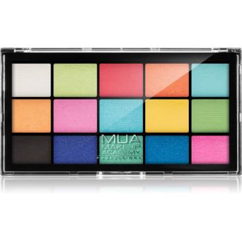 MUA Makeup Academy Professional 15 Shade Palette szemhéjfesték paletta árnyalat Colour Burst 12 g
