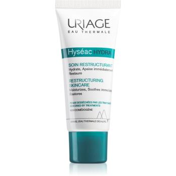 Uriage Hyséac Hydra Restructuring Skincare regeneráló és hidratáló krém a pattanások kezelése által kiszárított és irritált bőrre 40 ml