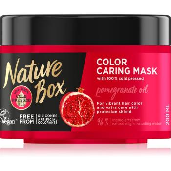 Nature Box Pomegranate tápláló és hidratáló hajmaszk a szín védelméért 200 ml