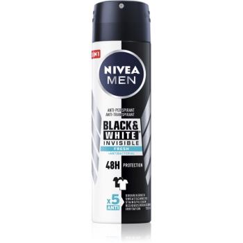 Nivea Men Invisible Black & White izzadásgátló spray Fresh 150 ml