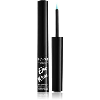 NYX Professional Makeup Epic Wear Metallic Liquid Liner hosszantartó géles szemhéjtus árnyalat 06 - Teal Metal 3,5 ml