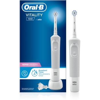Oral B Vitality 100 Sensi UltraThin D100.413.1 White elektromos fogkefe