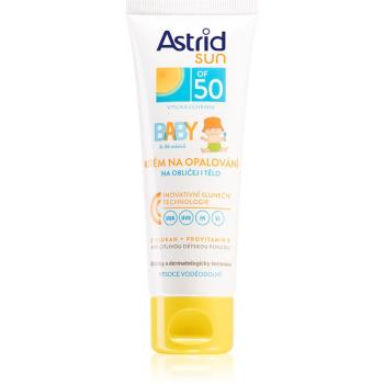 Astrid Sun Baby napozókérm gyerekeknek SPF 50 vízálló 75 ml