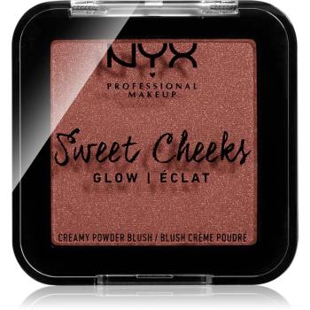 NYX Professional Makeup Sweet Cheeks Blush Glowy arcpirosító árnyalat TOTALLY CHILL 5 g