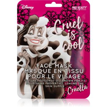 Mad Beauty Disney Villains Cruella arcmaszk kókuszolajjal 25 ml
