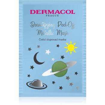 Dermacol Beautifying Peel-Off Metallic Mask lehúzható maszk mélytisztításhoz