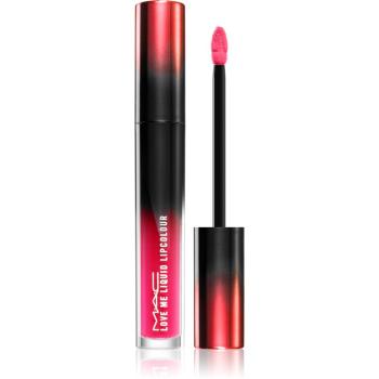 MAC Cosmetics Love Me Liquid Lipcolour krémes rúzs szatén finish-el árnyalat Hey, Good Looking! 3,1 ml