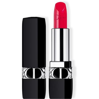 DIOR Rouge Dior hosszan tartó rúzs utántölthető árnyalat 520 Feel Good Satin 3.5 g