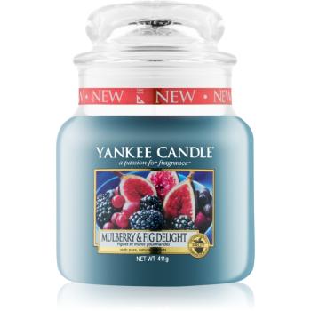 Yankee Candle Mulberry & Fig illatos gyertya Classic kis méret 411 g