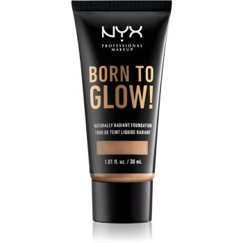 NYX Professional Makeup Born To Glow élénkítő folyékony make-up árnyalat 12 Classic Tan 30 ml