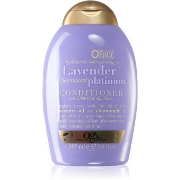 OGX Lavender Platinum tonizáló kondicionáló a szőke hideg árnyalataiért 385 ml