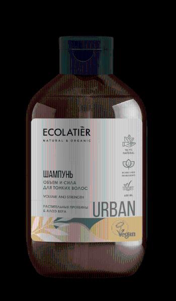 Micellás sampon aloe vera és verbéna - érzékeny fejbőrre - 600ml- EcoLatier Urban