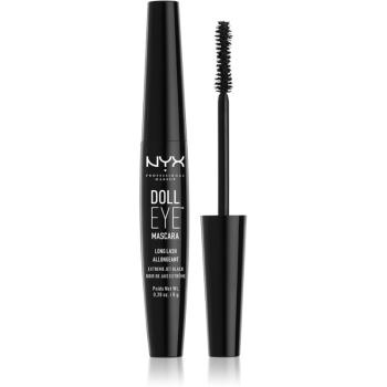 NYX Professional Makeup Doll Eye szempillaspirál árnyalat 01 Long Lash - Black 8 g