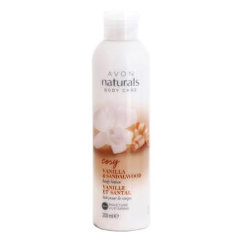 Avon Naturals Body testápoló tej vaníliával és szantálfával 200 ml