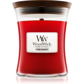 Woodwick Pomegranate illatos gyertya fa kanóccal 275 g