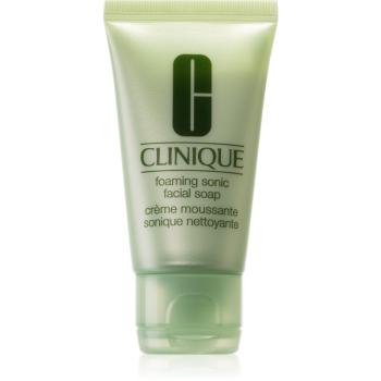 Clinique Foaming Sonic Facial Soap krémes jól habzó szappan minden bőrtípusra 30 ml