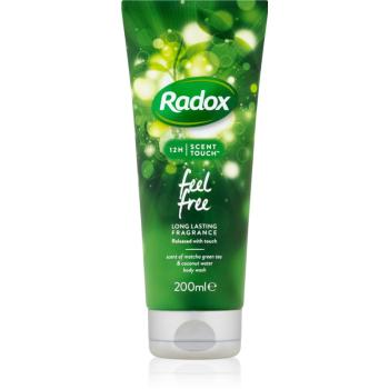 Radox Feel Free tusfürdő gél Matcha Green Tea & Coconut Water 200 ml