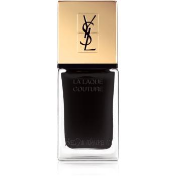 Yves Saint Laurent La Laque Couture körömlakk árnyalat 73 Noir Over Noir 10 ml