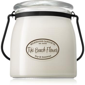 Milkhouse Candle Co. Creamery Tiki Beach Flower illatos gyertya Butter Jar 454 g