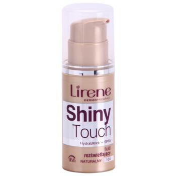 Lirene Shiny Touch bőrvilágosító make-up fluid 16 h árnyalat 104 Natural (SPF 8) 30 ml