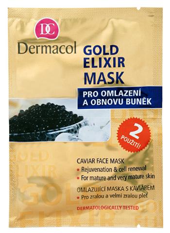Dermacol Fiatalító arcmaszk kaviárral (Gold Elixir Caviar Face Mask) 2 x 8 g