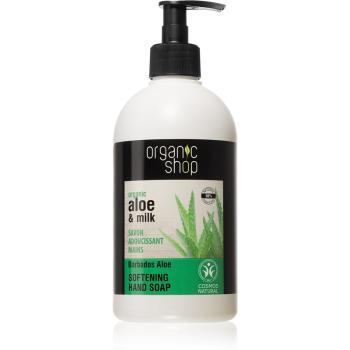 Organic Shop Organic Aloe & Milk Kézápoló folyékony szappan 500 ml